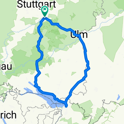 Route in Nürtingen