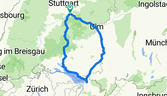 Route in Nürtingen