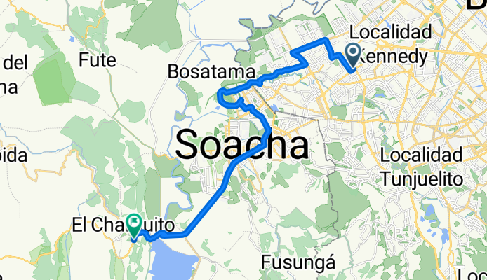 De Calle 42G Sur 79g-32 a Granada-Soacha