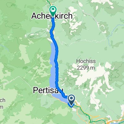 Fichtengasse, Eben am Achensee nach Untere Dorfstraße, Achenkirch