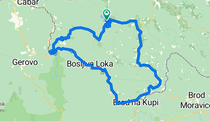 50 - skozi kocevske gozdove v osilnico in dolino reke kolpe