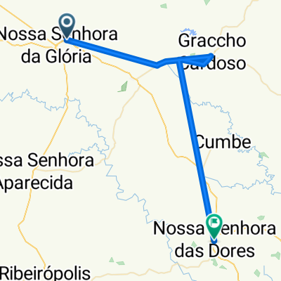De Avenida Vinte e Seis de Setembro a Rua Marechal Deodoro Fonseca