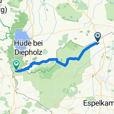 Auf der Schwielge, Rahden nach An der Bauernkuhle, Stemwede