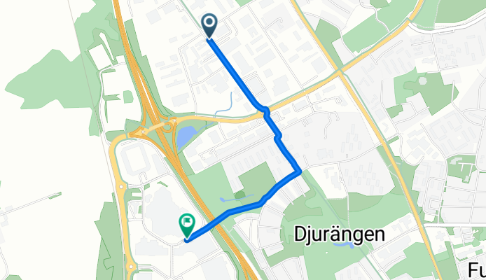 Franska vägen, Kalmar to Bilbyggarvägen, Kalmar