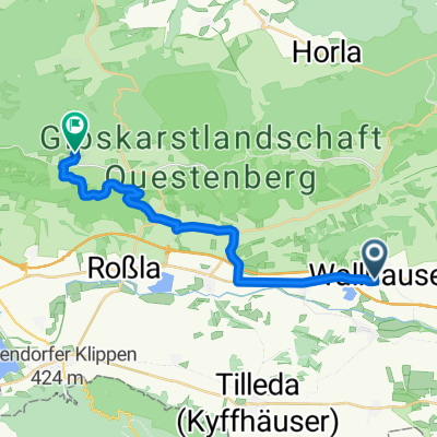 Hauptstraße, Wallhausen nach Breitunger Oberdorf, Südharz