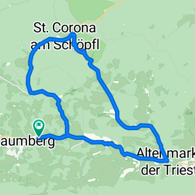 Route in Kaumberg