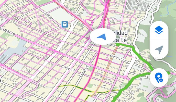 Photo 2 of the Bikemap route "De Carrera Bis # 6F-5 a Calle"