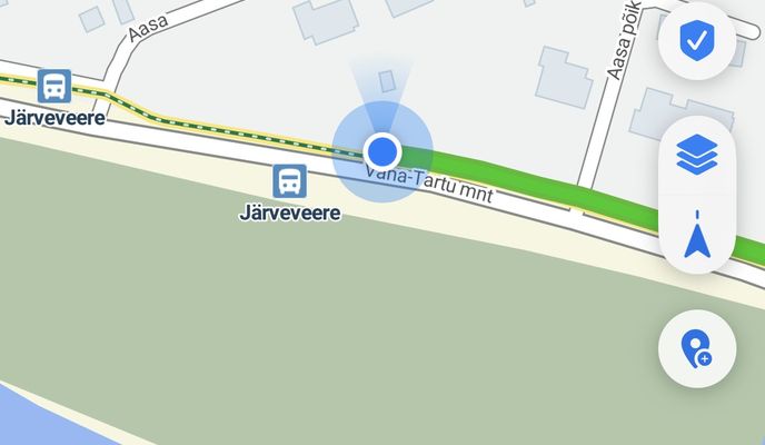 Photo 1 of the Bikemap route "Järvepõllu tee, Peetri до Järvepõllu tee, Peetri"