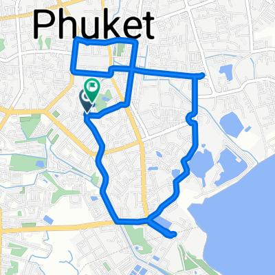 Takua Pa Road, Mueang Phuket District до Takua Pa Road, Mueang Phuket District
