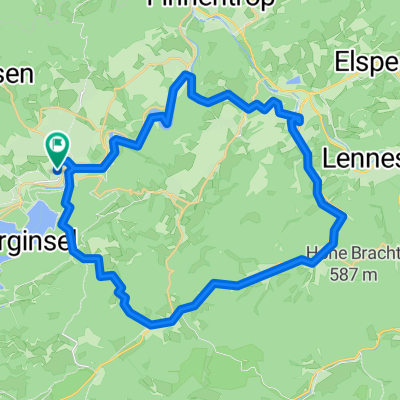 Route in Attendorn