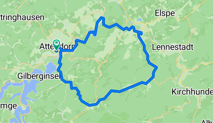 Route in Attendorn