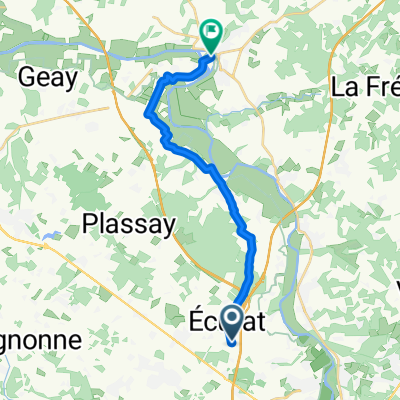 Chemin des Deux Moulins de Romefort, Saintes to Rue Bel-Air, Saint-Savinien