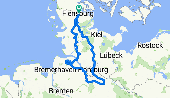 Route in Flensburg