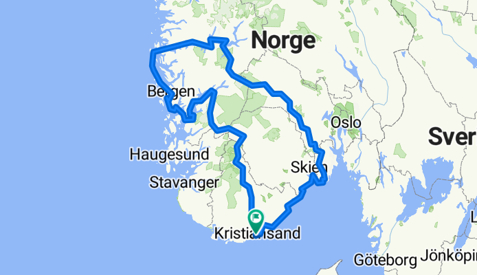 norwegen variante2 mit fähre