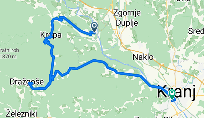 Podnart Dražgoše Kranj