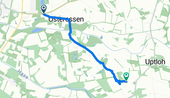 Justus-von-Liebig-Straße, Essen (Oldenburg) nach Hammoor, Essen (Oldenburg)