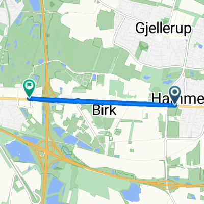 Landbrugsskolestien, Herning to Golfvej, Herning