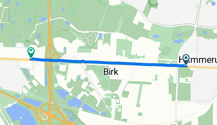 Landbrugsskolestien, Herning to Golfvej, Herning