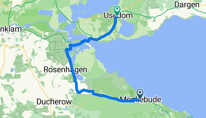 Von Mönkebude bis Usedom