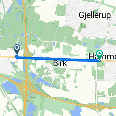 Golfvej, Herning to Hammerum Hovedgade, Herning