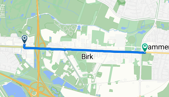Golfvej, Herning to Hammerum Hovedgade, Herning
