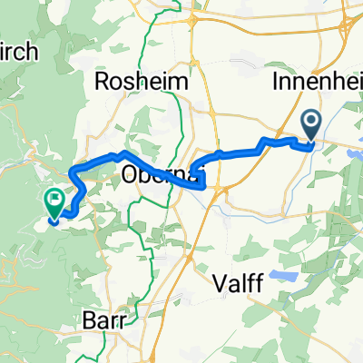 Rue de Meistratzheim, Krautergersheim à Rue de la Forêt, Saint-Nabor