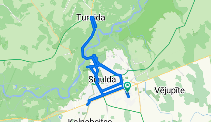 Pīlādžu iela, Сигулда до Pīlādžu iela, Сигулда