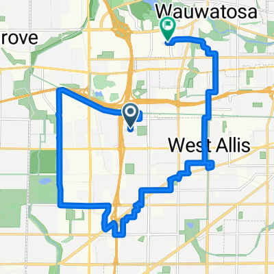 Route in Milwaukee