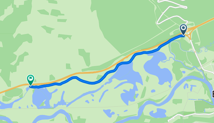 Vermillion Lakes Dr, Improvement District No. 9 Banff to Vermillion Lakes Dr, Improvement District No. 9 Banff
