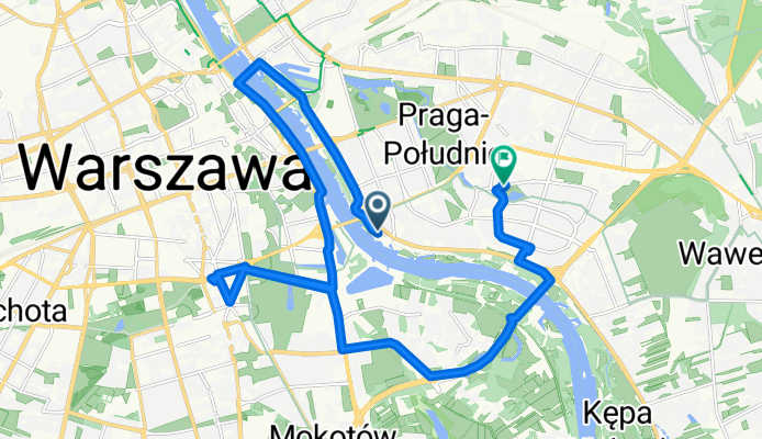 Wał Miedzeszyński, Warsaw to Nasypowa, Warsaw