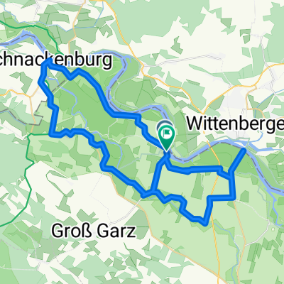 Route to Kirche Wahrenberg