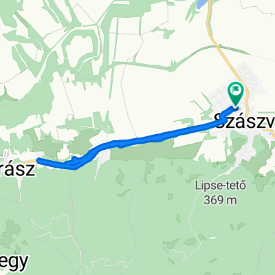 Déryné utca, Szászvár - Diófa utca, Szászvár
