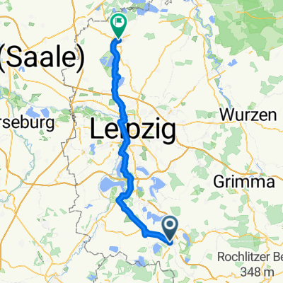 Bahnhofstraße, Borna nach Delitzsch, Delitzsch