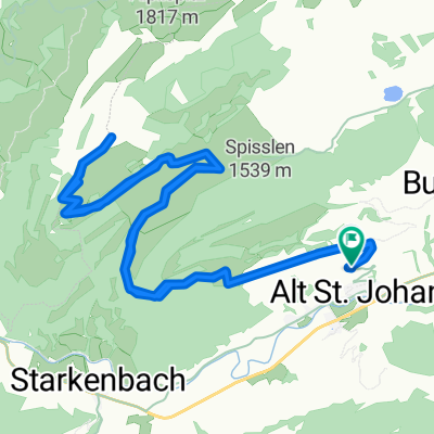 Gugger, Alt St. Johann nach Bergstrasse, Alt St. Johann