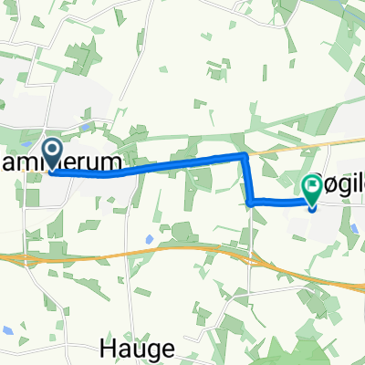 Landbrugsskolestien, Herning to Vesterhåb, Ikast