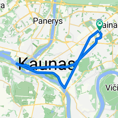 Partizanų gatvė to Partizanų gatvė