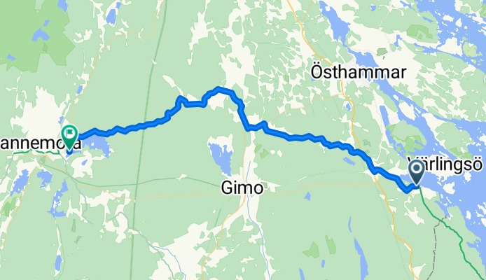 From Hargshamn to Österbybruk