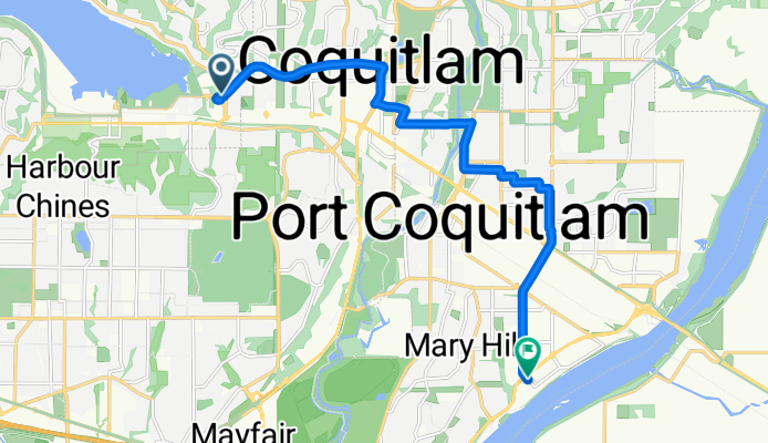 Brew St, Port Moody to Kebet Way, Port Coquitlam
