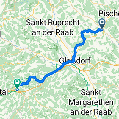 Großpesendorf, Ilztal nach Hauptstraße, Laßnitzhöhe