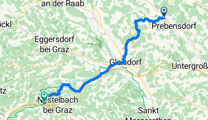 Großpesendorf, Ilztal nach Hauptstraße, Laßnitzhöhe