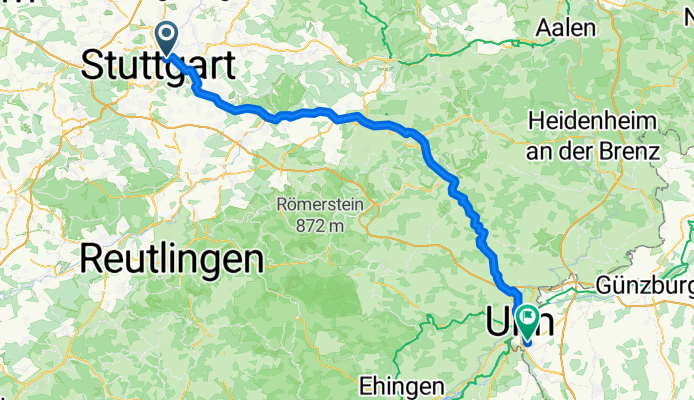 Stuttgart-Ost - Neu-Ulm