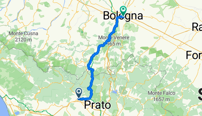 Via Cavour 1a to Piazza della Mercanzia