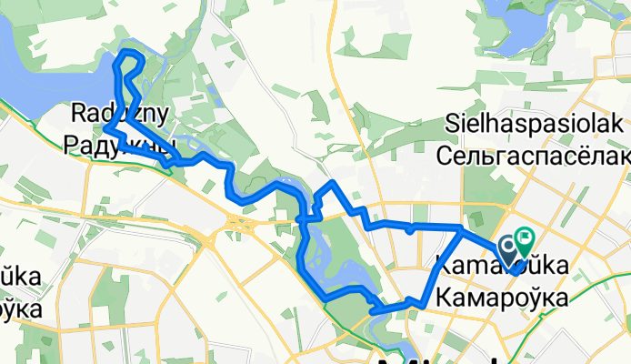 улица Куйбышева, Минск до Цнянская улица, Минск