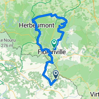 Place du Moulin naar Rue des Iles