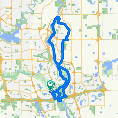 Fish Creek - Stoney Bridge - McKenzie Ridge - Ogden Road - Irrigation Canal - Glenmore Trail - 24th St - Sue Higgins Bridge Loop