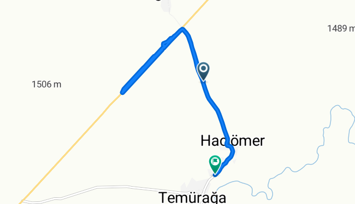 İsimsiz Yol to İsimsiz Yolun sonu