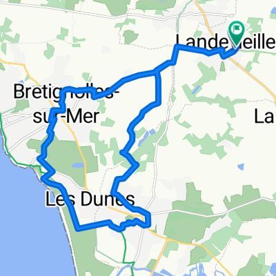 De Le Coteau des Landes à Rue du Stade