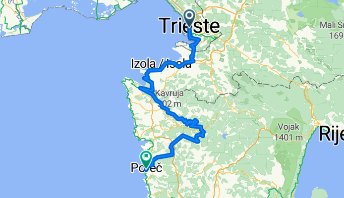 From Trieste to Porec