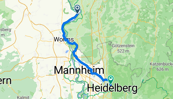 Gernsheim - Heidelberg