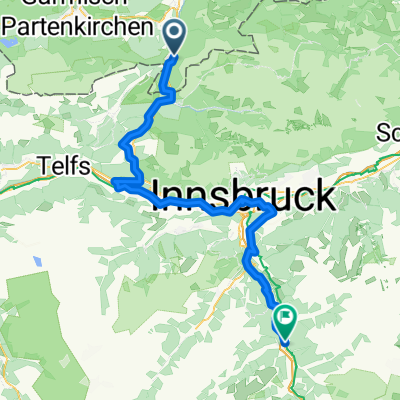 Mittenwald bis Steinach am Brenner